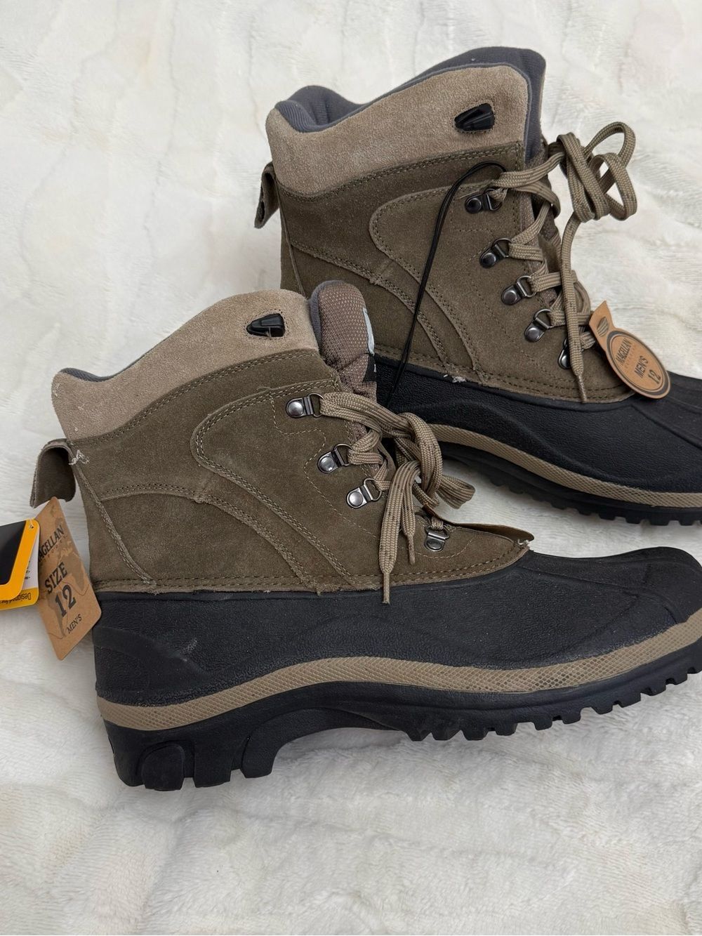Magellan Outdoors Olive Brown Waterproof Hiking Boots